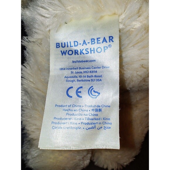 Build A Bear Lil Coconut Cub Cream Teddy Bear Plush Stuffed Animal - Picture 6 of 10